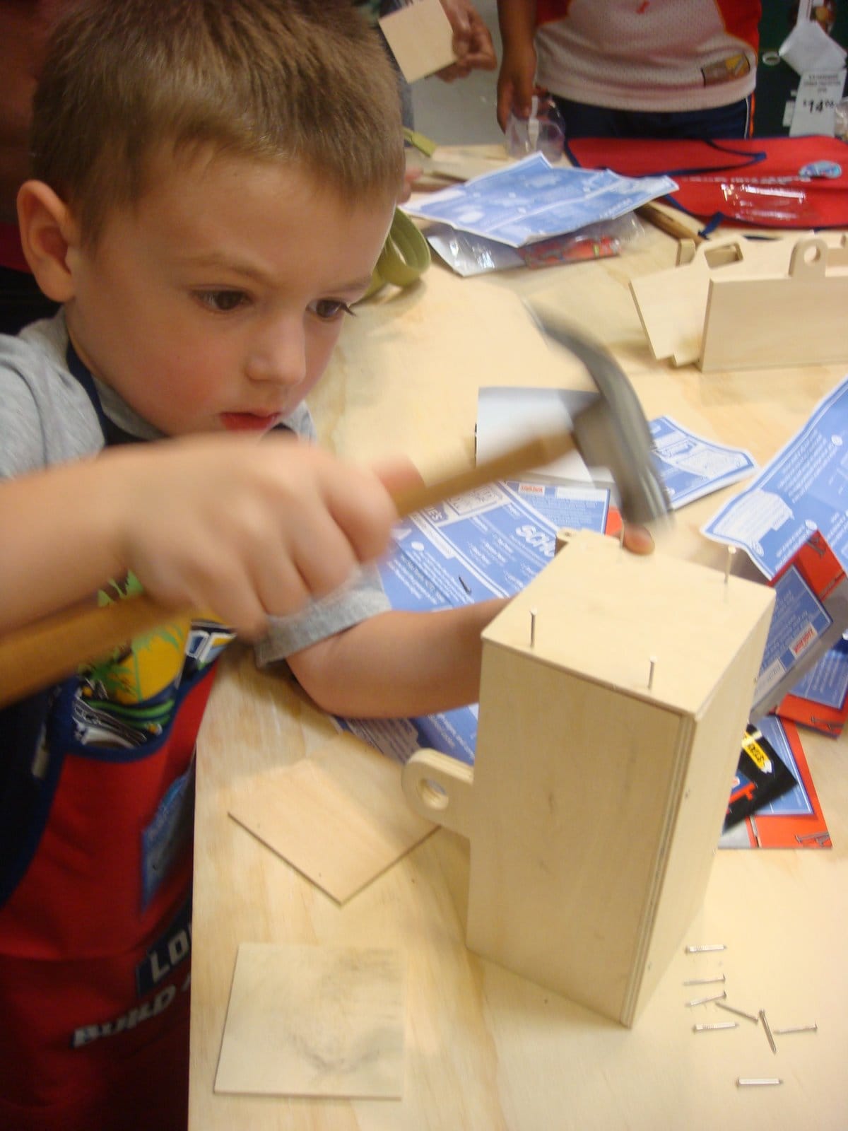 Building Lockers at Lowe's