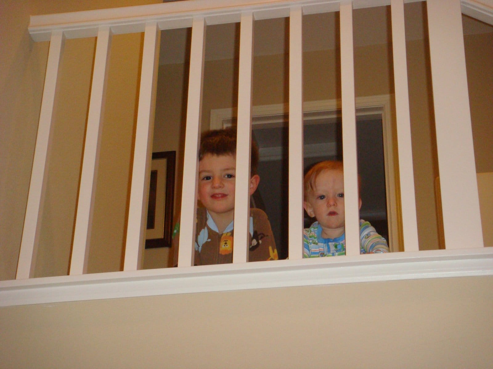 Stairway to the laundry room