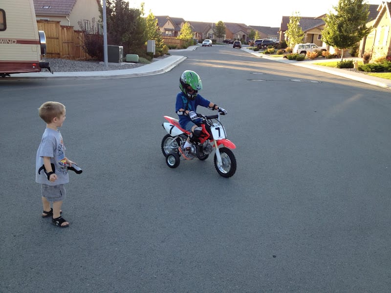 New kid-sized motorcycle