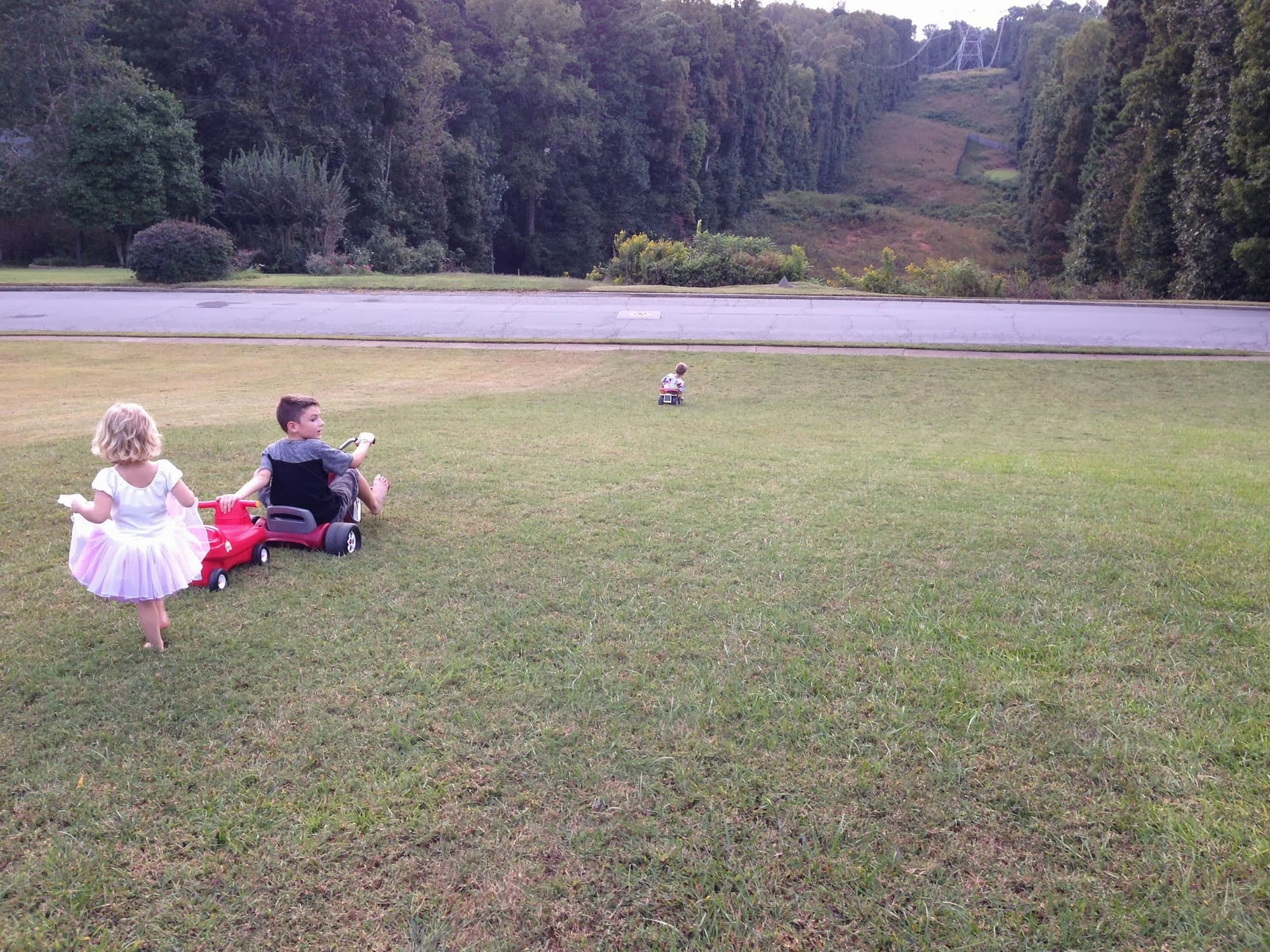 Racing Down The Hill