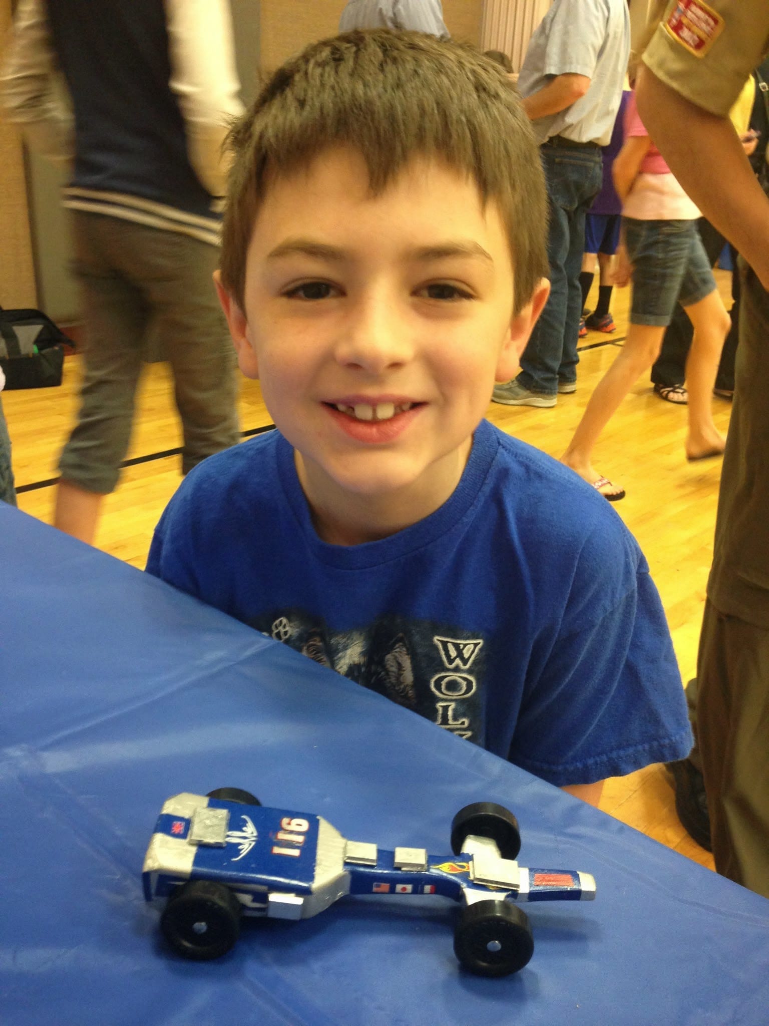 Carson's Day at the Track (Pine Wood Derby Race)