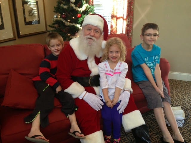 Christmas throughout the month