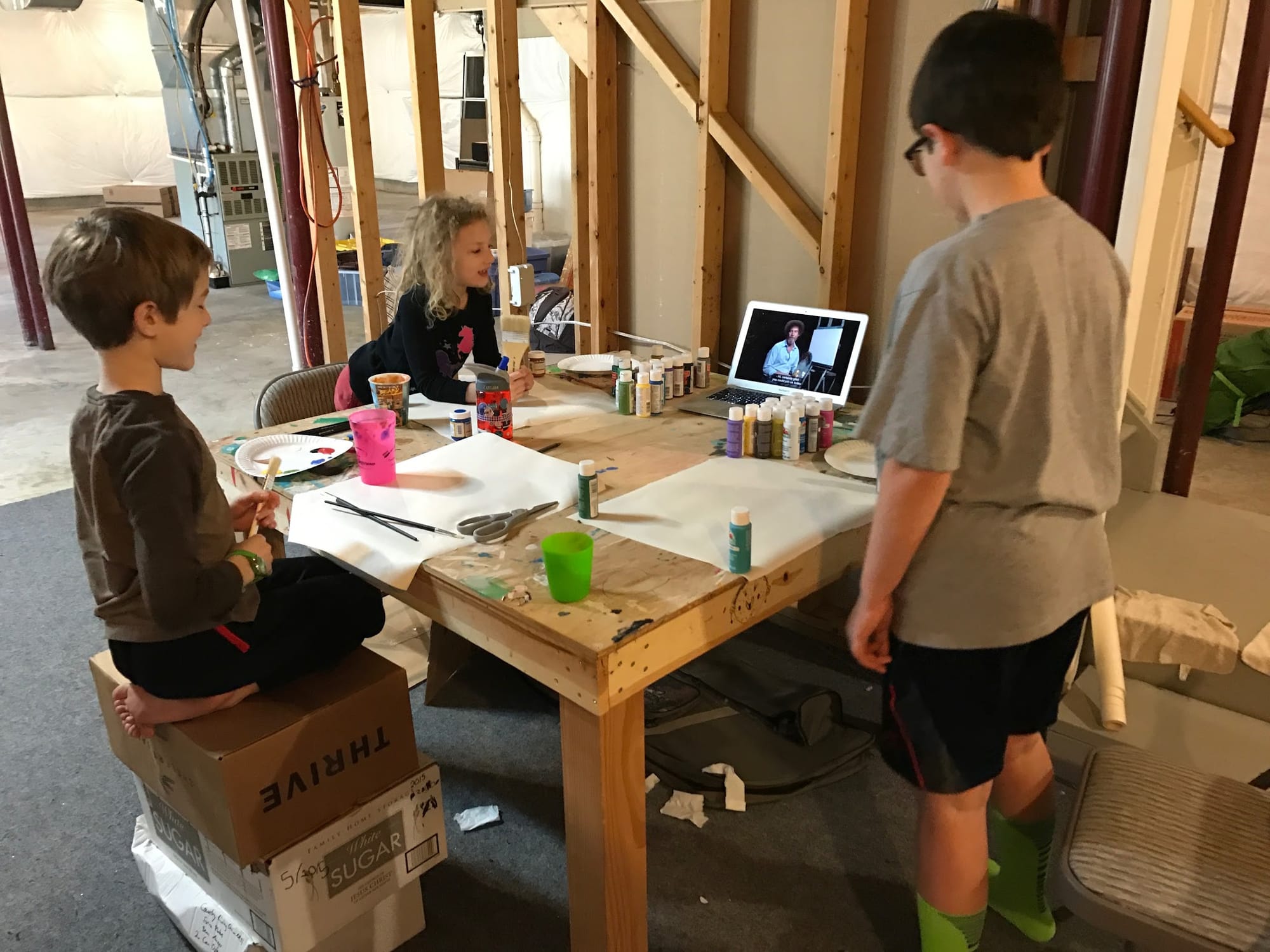 Bob Ross painting class