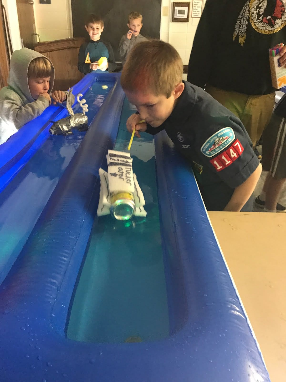 Tucker's Cub Scout Raingutter Regatta