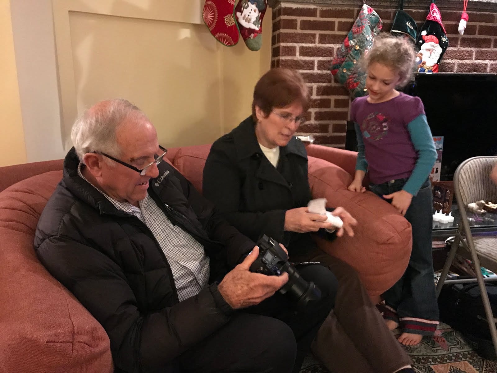 Christmas 2017 with Grandma and Grandpa