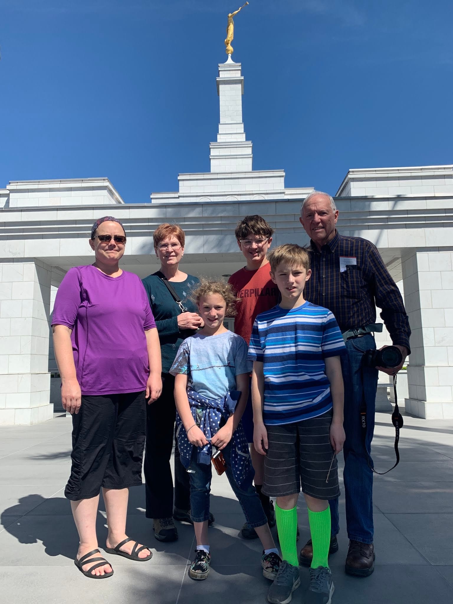 Grandma and Grandpa Knight come to visit day one: San Jose