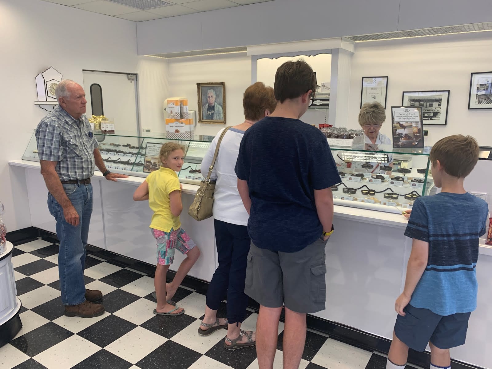 Visiting Grandma and Grandpa Knight