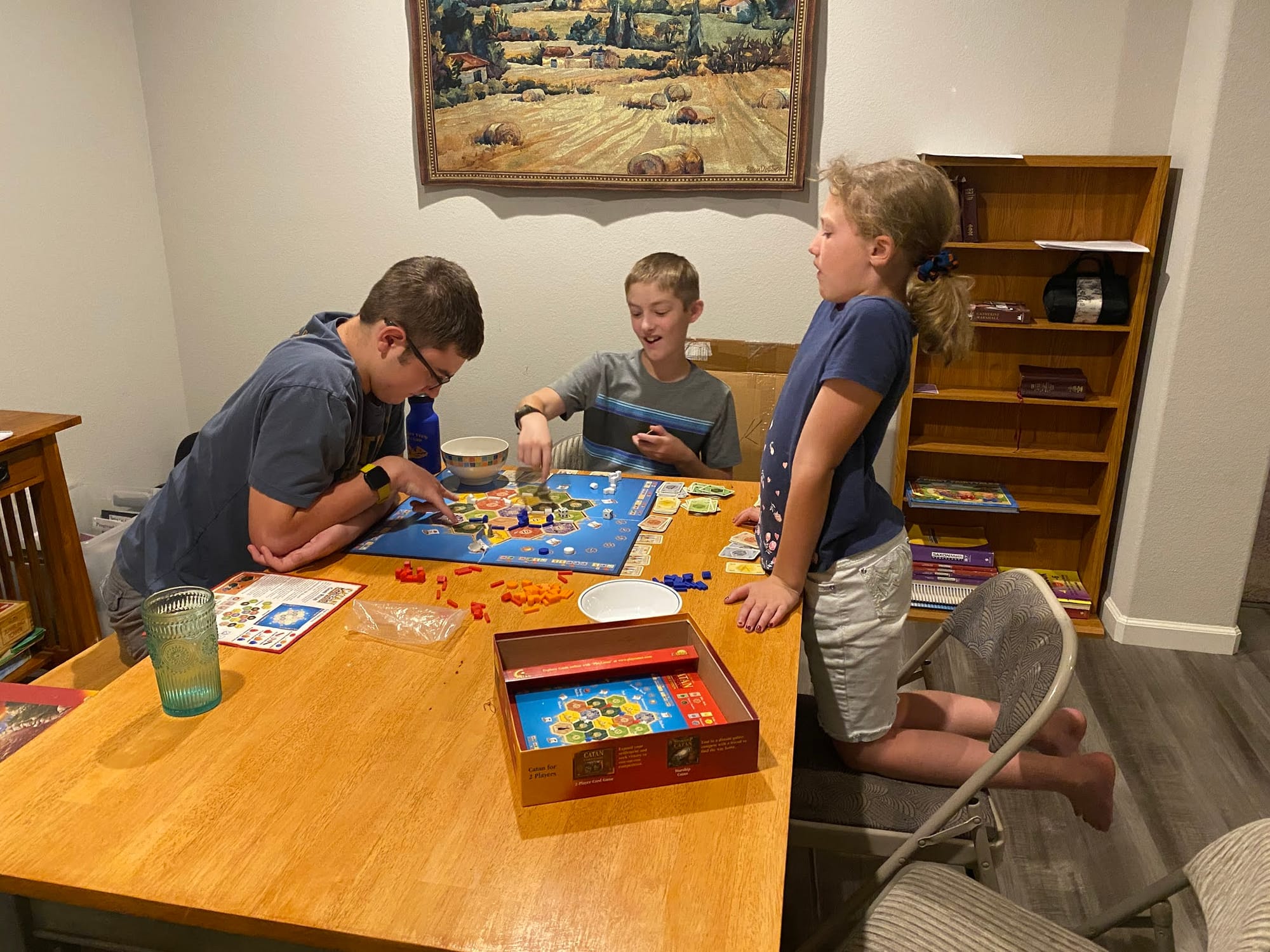 Kids playing games
