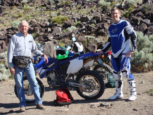 Motorcycle ride with Dad