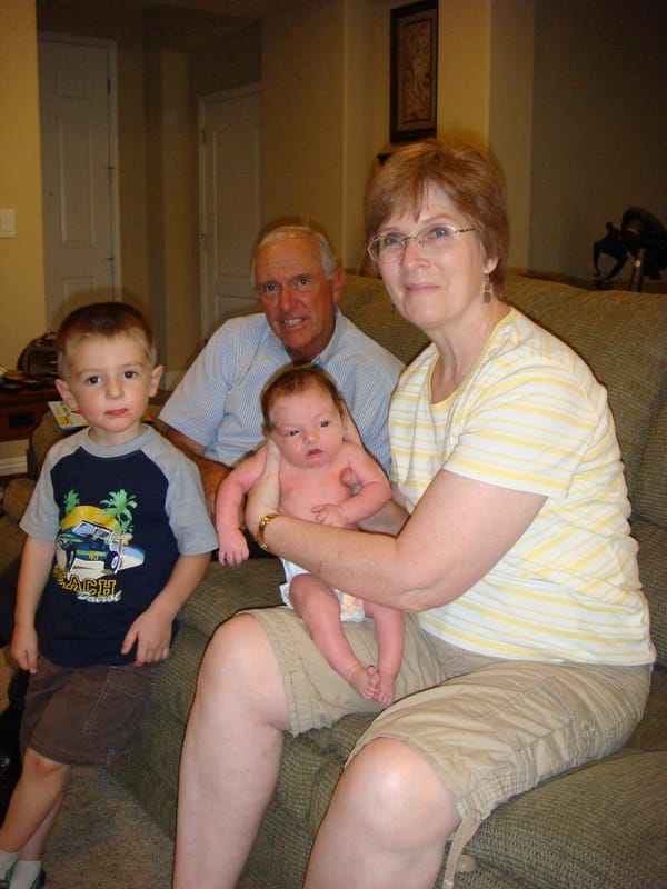 Grandma & Grandpa Knight Visit