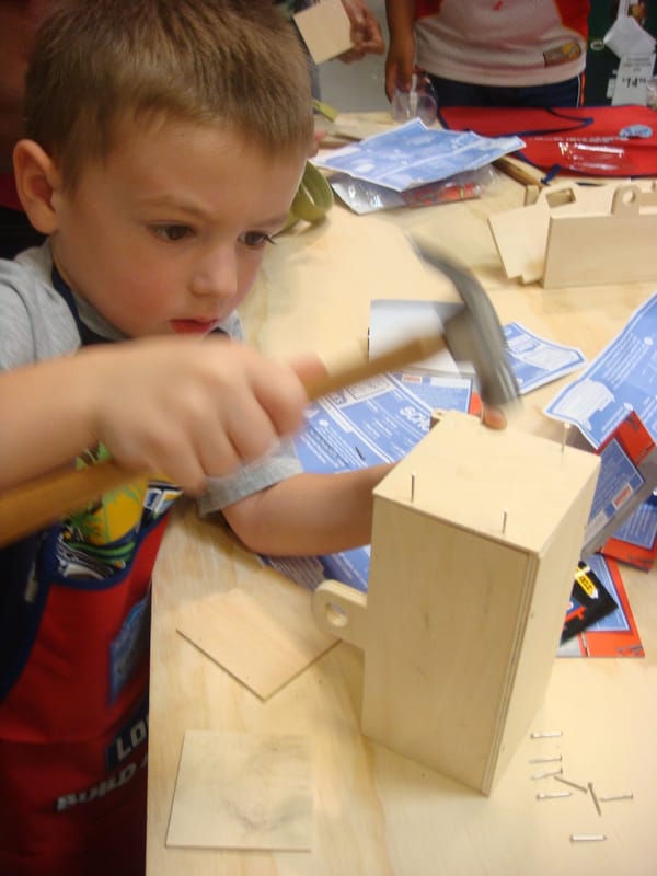 Building Lockers at Lowe's