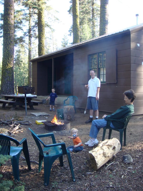 We got to roast marshmallows!