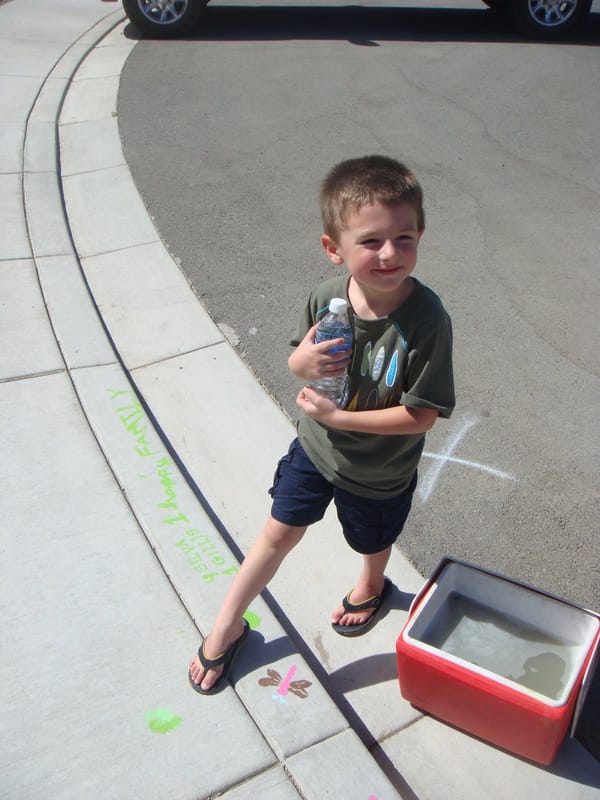 Painting the Sidewalk
