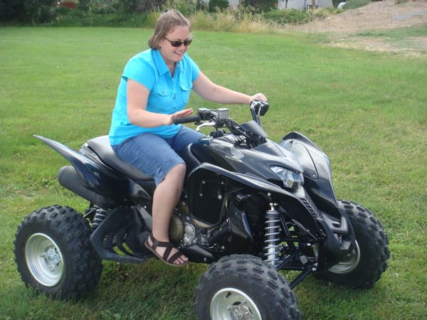Playing at Grandma and Grandpa Knight's House