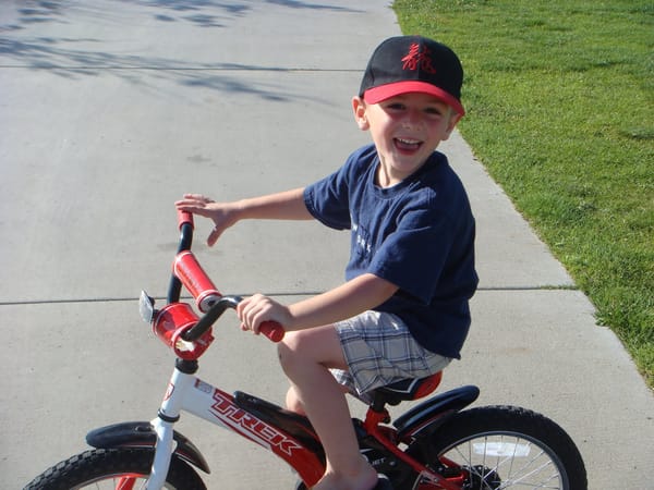 Riding Bikes at the Sparks Marina