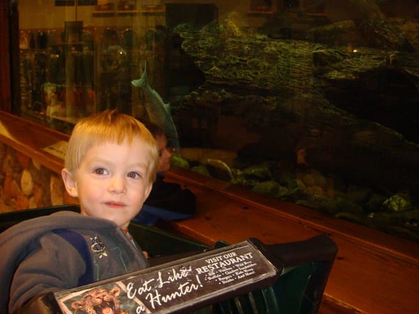 Cabela's with Grandpa