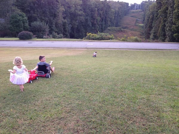 Racing Down The Hill