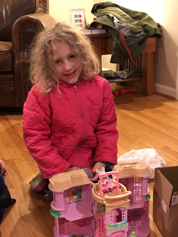 Christmas Tradition Opening Presents