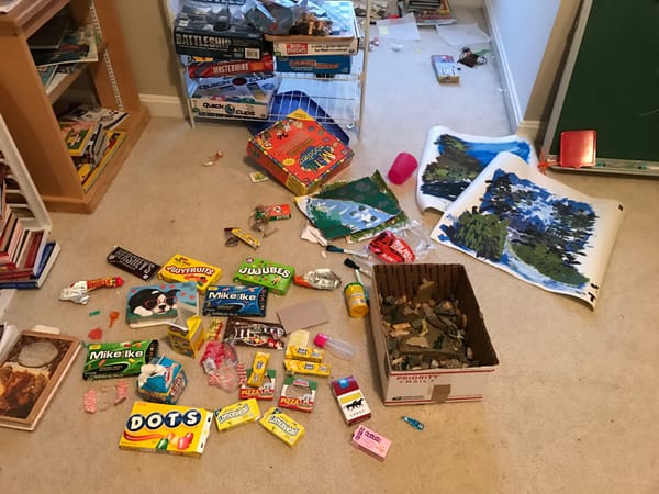 Kids' show and tell displays