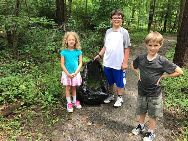 Service at Hidden Oak Nature Center