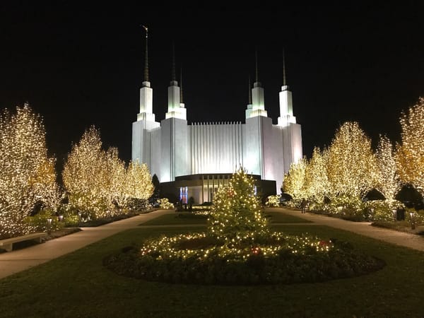 More lights, at the Washington DC Temple