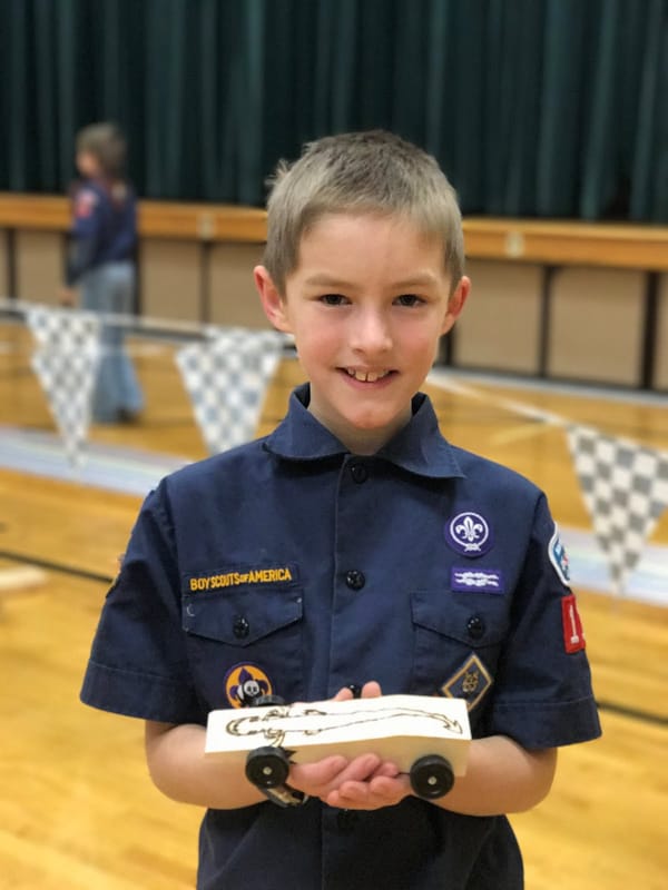 Tucker's Cub Scout Pinewood Derby