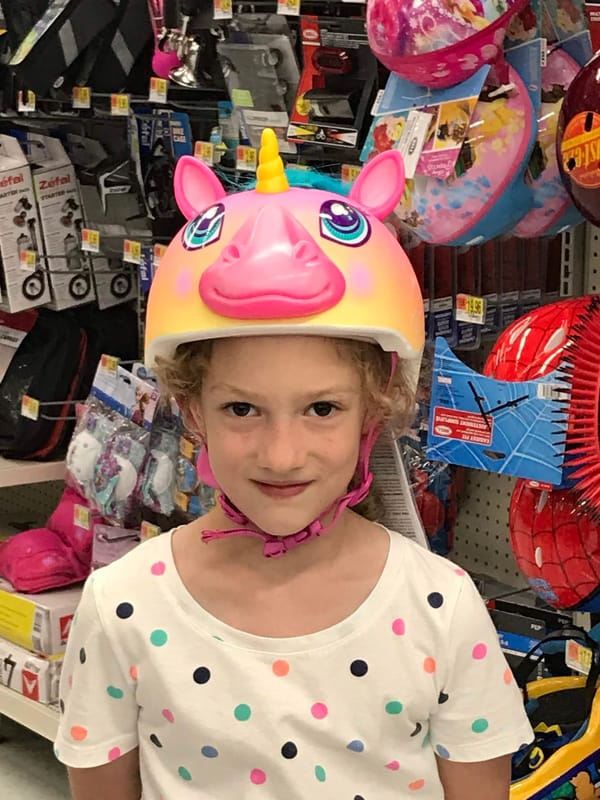 Shopping for bike helmets