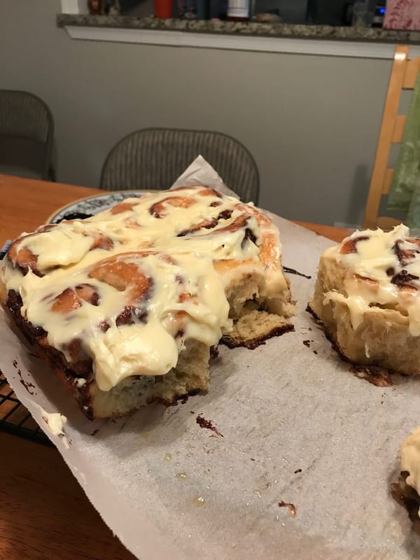 Home made Cinnamon Rolls