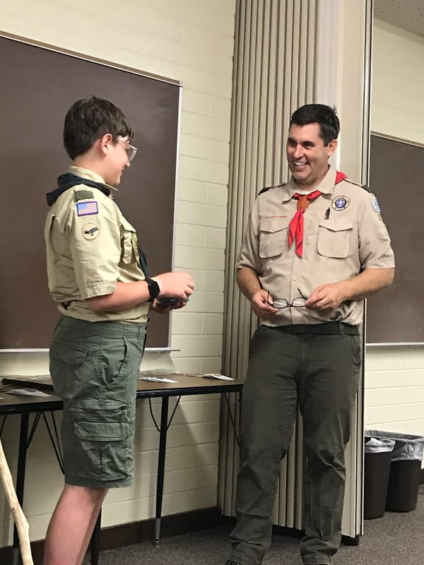 Carson's Boy Scout Court of Honor