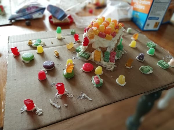 Making Gingerbread Houses