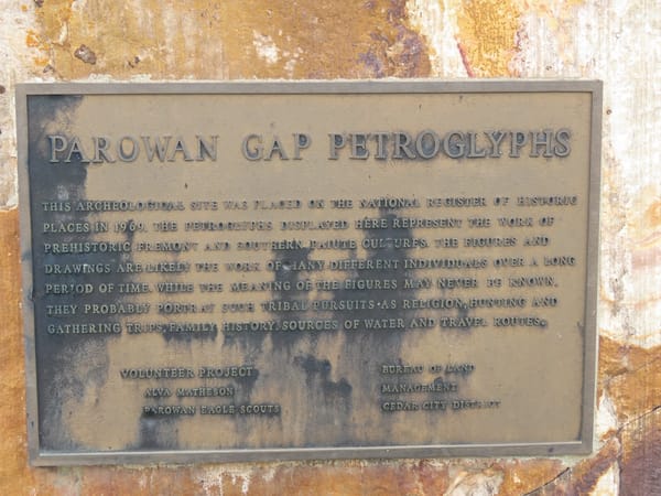 Parowan Gap Petroglyphs