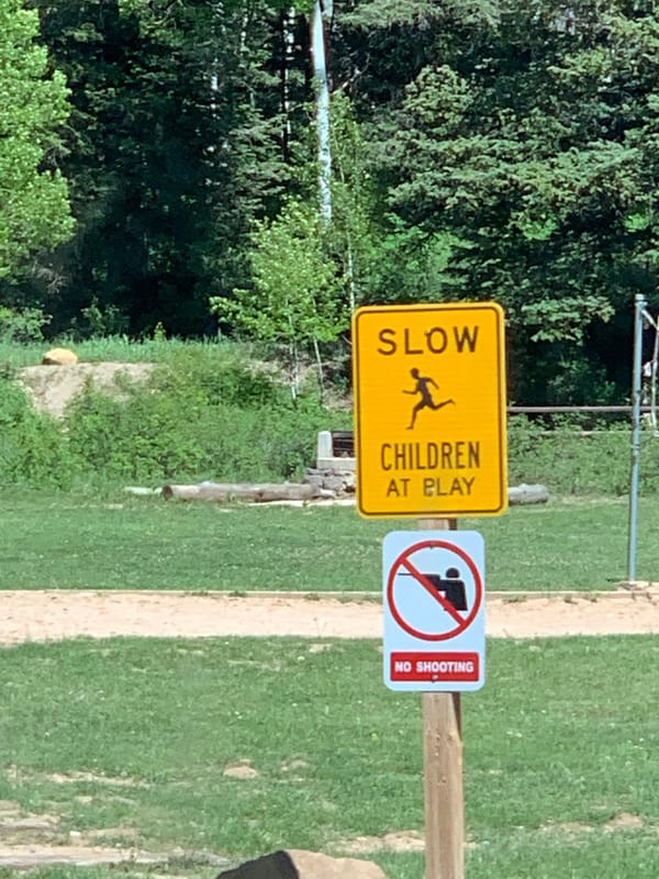Children at Play - No Shooting