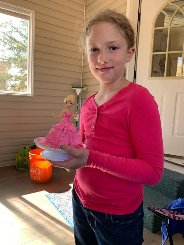 Savannah's new cake-making kit