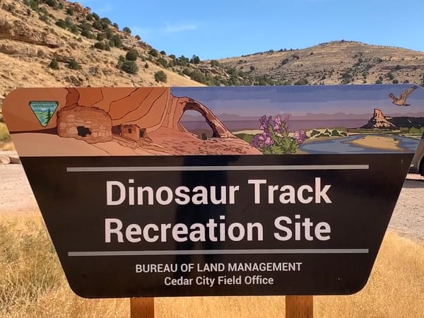 Dinosaur Track Recreation Site, Parowan, UT