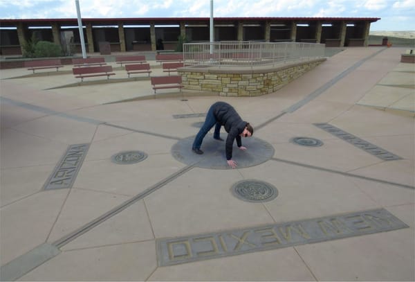 Four Corners Monument - Utah, Arizona, New Mexico, and Colorado
