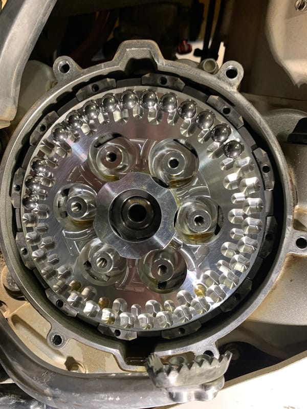 Clutch Work on the Motorcycle