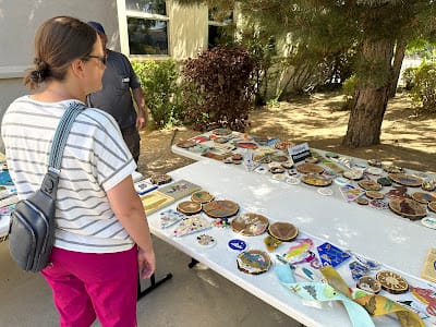 Making ornaments for the Nevada Christmas Tree